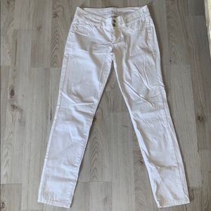 White Stretchy Skinny Jeans